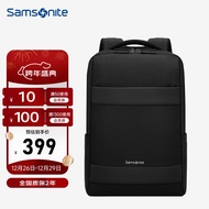 Samsonite（Samsonite）Backpack Computer Bag Men15.6Inch Business Backpack Travel Bag Apple Notebook Schoolbag TX5Black VID
