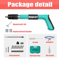 Nail Gun 7.3mm - Steel Nail Gun for Concrete Walls & Riveting with 50 Nails (Cluster Nail Gun & Anch