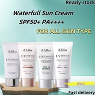 D'ALBA Waterfull Mild Sun cream/ Essence Sun cream/ Pink Tone up Sun cream/ Purple Tone Up Sun cream