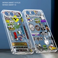 Softcase hp for Infinix Smart 10 plus Latest 2025 Clear Glossy Phone Case racing Image - YM07