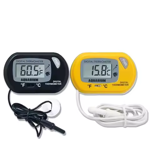 fish tank thermometer Waterproof Electronic Thermometer ST-3 Digital LCD Screen Sensor Thermometer C