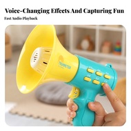 Toy Megaphone with Voice Changer Interactive Voice Changer Megaphone Toy Loudspeaker with Recorder H