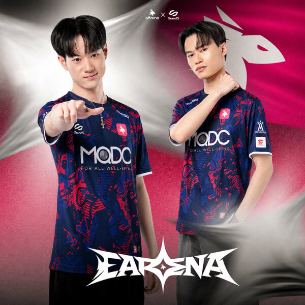 GRAND SPORT เสื้อแข่งขันEARENA(PUBGM)2026 รหัส : 038470