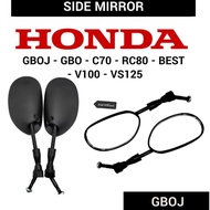 HONDA GBOJ SIDE MIRROR LOCAL - GBO J GBO C70 RC80 RC 80 SUZKI BEST V100 V 100 VS125 VS 125 CERMIN SI