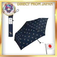 Wpc. Super lightweight umbrella [Air-Light] Leopard & Tiger Mini Navy foldable umbrella for women 55