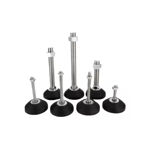 Furniture Outrigger Anti Slip Pad Fixation M6 / M8 / M10 / M12 / M16 Adjustable Furniture Sliding Le