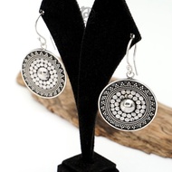 Anting Wanita Perak 925 Motif Gong Bali