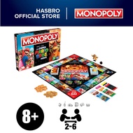 Monopoly The Super Mario Bros. Movie Edition Kids Board Game, Includes Bowser Token