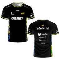 NAVI 2026 Team Club Jersey CS2 DOTA2 B1T w0nderful Male Fans T-shirt