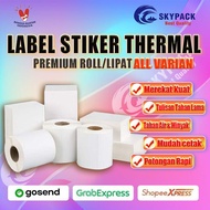Skypack Thermal Label Paper Roll/Fold Direct Thermal Barcode Sticker Receipt Online Shop Printer A6