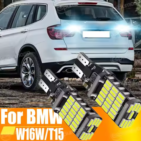 2pcs W16W T15 921 LED Canbus Reverse Light Blub Back Up Lamp For BMW F25 X3 E89 Z4 E92 F06 F07 F10 F