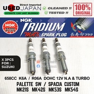 USED Japan NGK Iridium MAX Spark Plug - Suzuki 660 K6A R06A N.A Turbo DOHC 12V Palette SW Spacia Cus