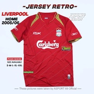 RETRO LIVERPOOL HOME FOOTBALL JERSEY 2005 2006 LIVERPOOL HOME JERSEY 05 06