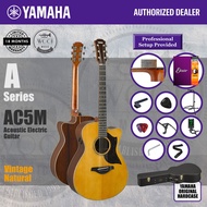 Yamaha AC5R ARE A Series Full Solid Concert Size Acoustic Electric Guitar 41" with Hardcase - Vintage Natural