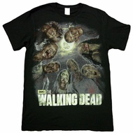 เสื้อยืดพิมพ์ลายแฟชั่นCamiseta Obow The Walking Dead Zombie CircleAndador แฟชั่นพิมพ์ผ้าฝ้าย100% ฤดูร้อนใหม่เสื้อคอกลมร S-5XL