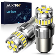 AUXITO 2Pcs 1200LM 1156 BA15S P21W LED T20 W21/5W 7443 Car Bulb Canbus 1157 P21/5W BAY15D LED Lamp A