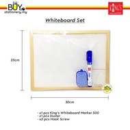 Kings Mini Whiteboard / Greenboard Set 9" x 13" - (1s/SET)