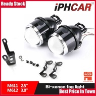 Projector Lens Universal HID Bi-xenon Fog Lights IPH Car Projector Lens Driving Lamps Retrofit 2.5 i