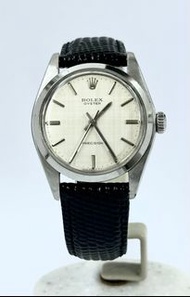 勞力士 6426  - Oyster (34mm)，原裝銀布紋面皮帶鋼錶、1225上鍊機芯、送代用皮帶連扣 ROLEX 6426 - Oyster (34mm), Original Dial &amp; Hands Stainless Steel Watch , 1225 Movement  (Serial Number：3385xxx 1973 year) (⭕️⭕️歡迎預約睇錶⭕️⭕️)