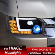 Car Led Headlights For Toyota HIACE 05-18 RHD LHD LED Headlamp Assembly Upgrade High Configure Proje