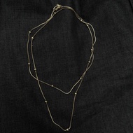 Substore.th/ baby ball double necklace/สร้อยคอ ซ้อนlayer /สร้อยเงิน /silver925