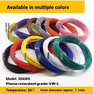 Electronic wire 1007, 30AWG, 28AWG, 26AWG, 24AWG, 22AWG, 20AWG18AWG, 16AWG, tinned copper wire, envi