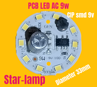 PCB LED AC 9W DIAMETER 33MM
