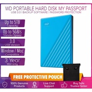 (WD)Origional WESTERN DIGITAL My passport (1Tb / 2Tb/ 4Tb /5Tb)  eternal hard disk usb 3.0 with WD BACKUP