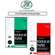 Uni Quality Foolscap Paper A4