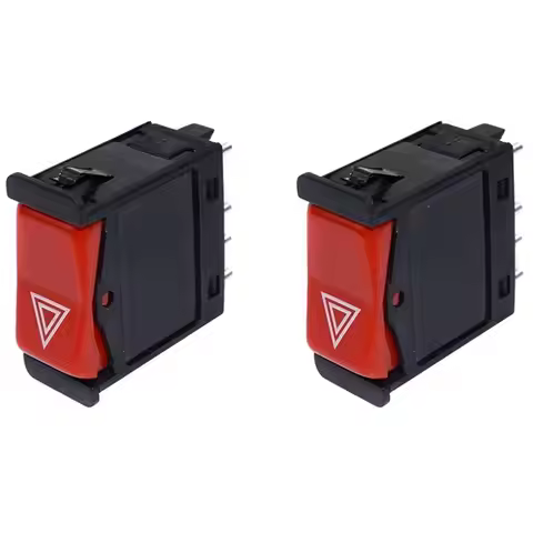 2X Warning Emergency Hazard Light Flasher Switch 1248200110 For W124 W201 W202 500E 300CE 400E 190E