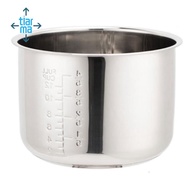 6L Pressure Cooker Inner Pot Rice Pressure Cooker Liner Stainless Steel Inner Pot Minute Pressure Co