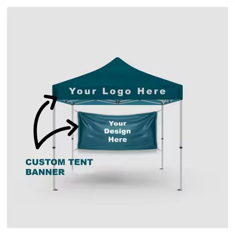 Personalized Custom Tent Flag Custom Logo Business Name Banner For Trade Show Outdoor Event Advertis