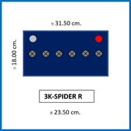 🎖แบตเตอรี่ 3K รุ่น SPIDER125L / R  CV 70Ah. /W พร้อมใช้ / เติมน้ำปกติ /สำหรับรถปิคอัพ ตู้ 2000-2500c