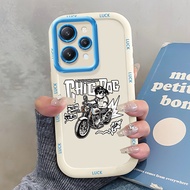 Case For Xiaomi Redmi 12 5G 12C 11A Note 12R 5G POCO M6 Pro 5G C55 Shark Dog Silicone Shockproof Pho