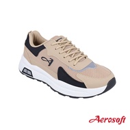 Aerosoft (แอโร่ซอฟ) รองเท้าผ้าใบผู้ชาย ผู้หญิง เพื่อสุขภาพ รุ่น SN9951 ผ้าใบสีดำ