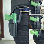 Holster HS Polri Kydex sarung pistol HS9 Paha Tempat HS 9 Paha