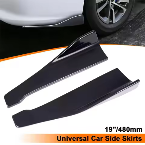 2PCS Car Spoiler Lateral Bumper Rear Side Skirt Lip Rocker Wings For Audi A4 A5 A6 RS5 RS6 TT b7 b8 