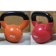 Fitness Gym Heavy Duty Neoprene / Vinyl KettleBell [Solid Anti-Rusting Kettle Bell] (8kg and 12kg)
