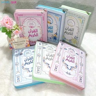 Al-Quran A5 Zipper Wallet Can Write Name on Cover A5 Tajweed Latin Words Pastel Color