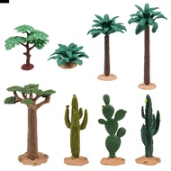 ANTIONE Artificial Plant Cactus, Realistic DIY Crafts Artificial Tree Model, Green Plant Model Cute 