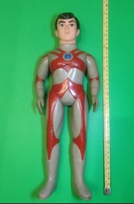 珍藏玩具 超人 ACE 膠公仔 搪膠 懷舊玩具 14吋 笠頭 古董收藏 空心膠 日本製造