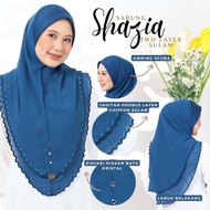 Borong Tudung Sarung Sulam Shazia Two Layer