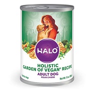 Halo Garden of Vegan Adult Wet Dog Food, Plant-Based, 13oz Can (Pack of 12)100% ORIGINAL FROM USA