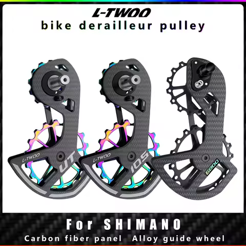 LTWOO UT Bicycle Ceramic Bearing Carbon Fiber Jockey Pulley Wheel Set Rear Derailleurs Guide For 105