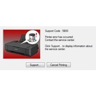 Canon Printer Service Tool Reset Ink Absorber Full P07 E08 5B00
