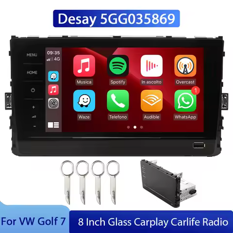 Desay RCD520 MIB 2 Wireless Carplay Car Radio Bluetooth Multimedia for VW Golf 7 MK7 Golf 7.5 MK7.5 