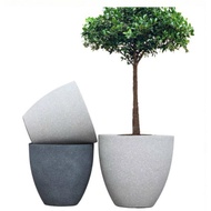 Plant Pot Imitation cement pot flower pot Geometric Resin Flower Pot Home Decoration Flower Pot Large Plant Pot
