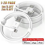 Apple Charging Cable, Apple Lightning To USB Cable, 2.4A Fast Charging Apple Phone Long Charging, Su