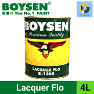 Boysen Lacquer Flo 1 Liter or 4 Liters (Gallon) B-1205 Brix Industries Manila