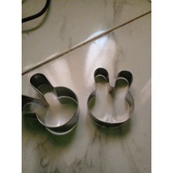 Rabbit pumpkin character bread Ring, stainless steel, size Dm 8cm x H 3cm / Cookie Cutter cake / Rab